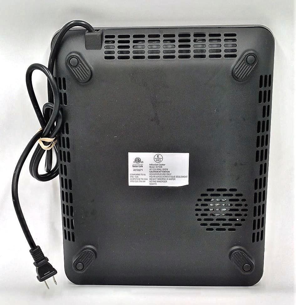 Kitchen HQ 1500-Watt Portable Induction Burner, Red - Fresh Stock Dated February 2026