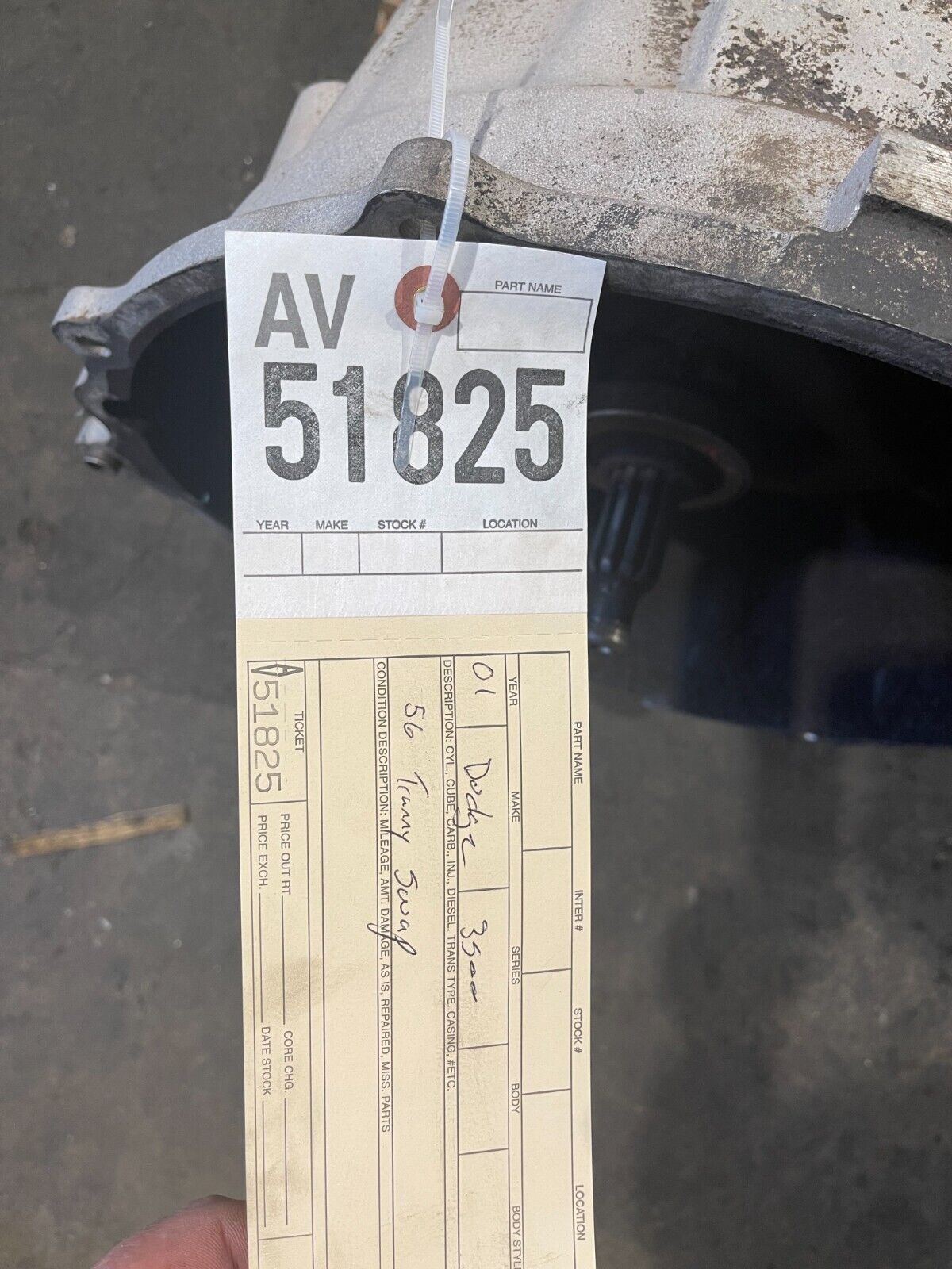 1998-2002 Dodge Ram 3500 5.9L Cummins 24 manual transmission conversion  av51825 - Fresh Stock Dated February 2026