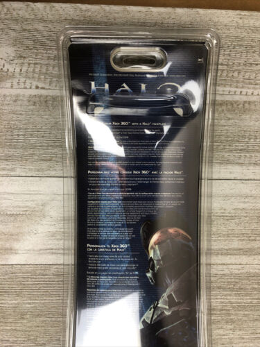 Halo Master Chief Blue Xbox 360 Face Plate Cover Front Faceplate - Fresh Stock Dated December 2025