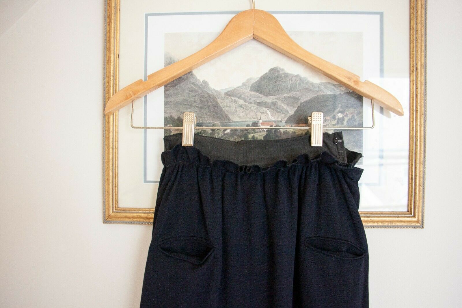 Edwardian 1910s 1920s Navy Wool Skirt - Fresh Stock Dated February 2026