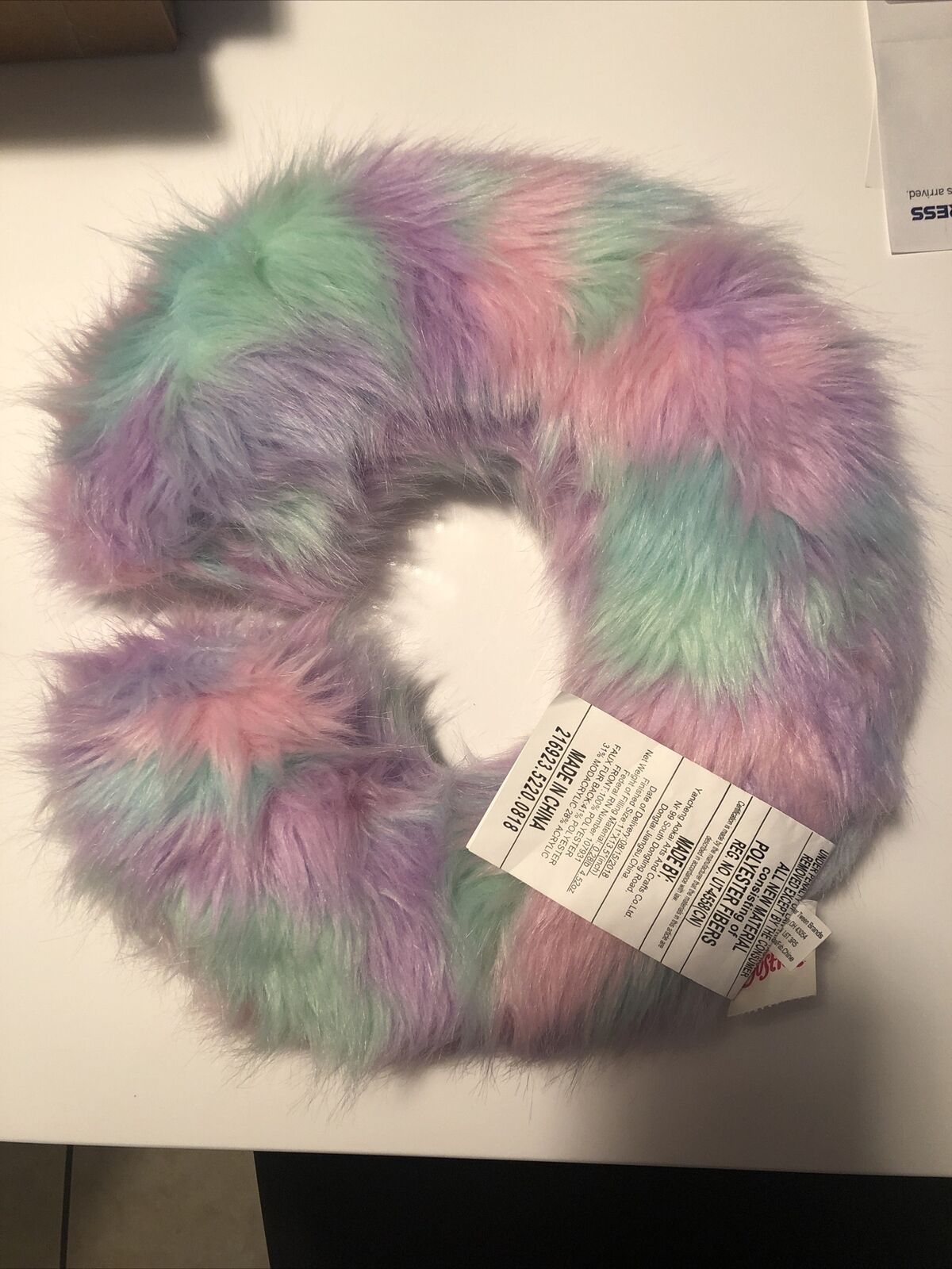 Justice Sequin Flip “C” Pillow Used With Tags - Fresh Stock Dated February 2026