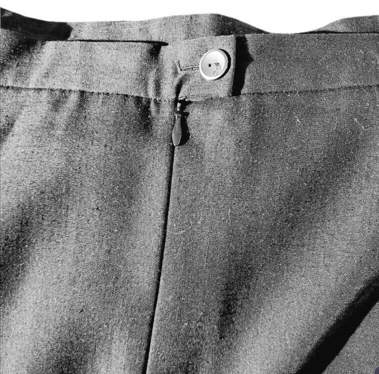 Vtg Givenchy Black Straight Pencil Skirt Plus Size  24w 80s 1980s - Fresh Stock Dated March 2026