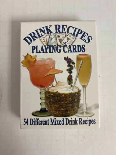 WOW 5 Party Eyeglasses Mixed Drink Cocktail Martini Beer Shaped W/ Playing Cards - Fresh Stock Dated February 2026