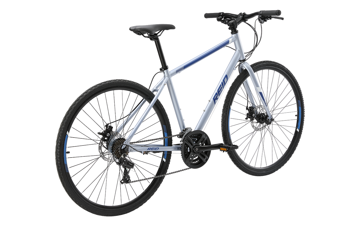 Reid Transit Disc (Grey) 54cm XL Frame 21 Speed, 700c Commuter Bicycle - Fresh Stock Dated February 2026