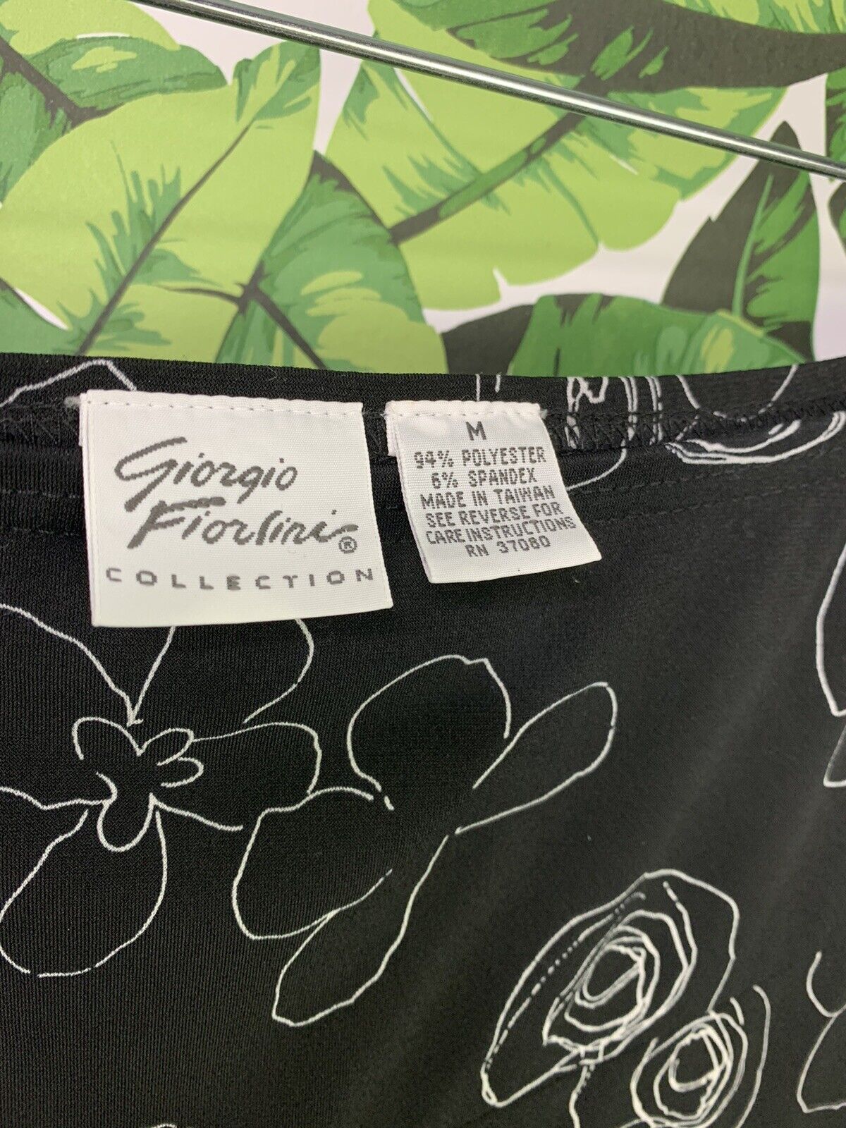 Vintage 90s Y2K Giorgio Fiorlini Skirt Women's Size Medium Retro Black & White - Fresh Stock Dated March 2026