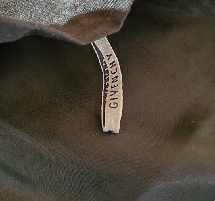 Vtg Givenchy Black Straight Pencil Skirt Plus Size  24w 80s 1980s - Fresh Stock Dated March 2026