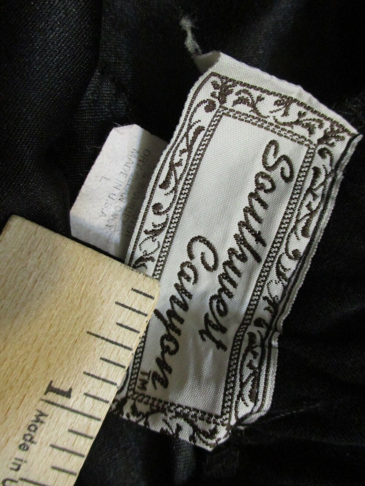 Southwest Canyon Skirt Womens Large (28 X 38) Black Velour USA Vintage Stretch - Fresh Stock Dated March 2026