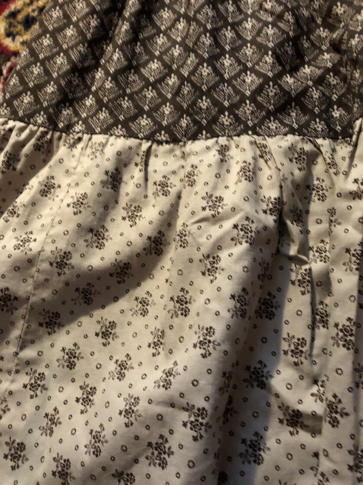 1970s Calico Cotton maxi Skirt - Fresh Stock Dated March 2026