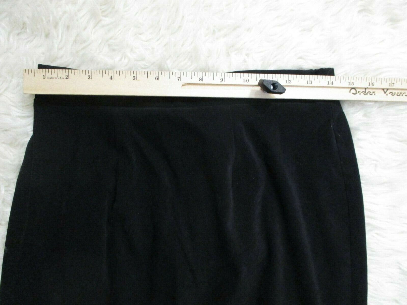 Southwest Canyon Skirt Womens Large (28 X 38) Black Velour USA Vintage Stretch - Fresh Stock Dated March 2026