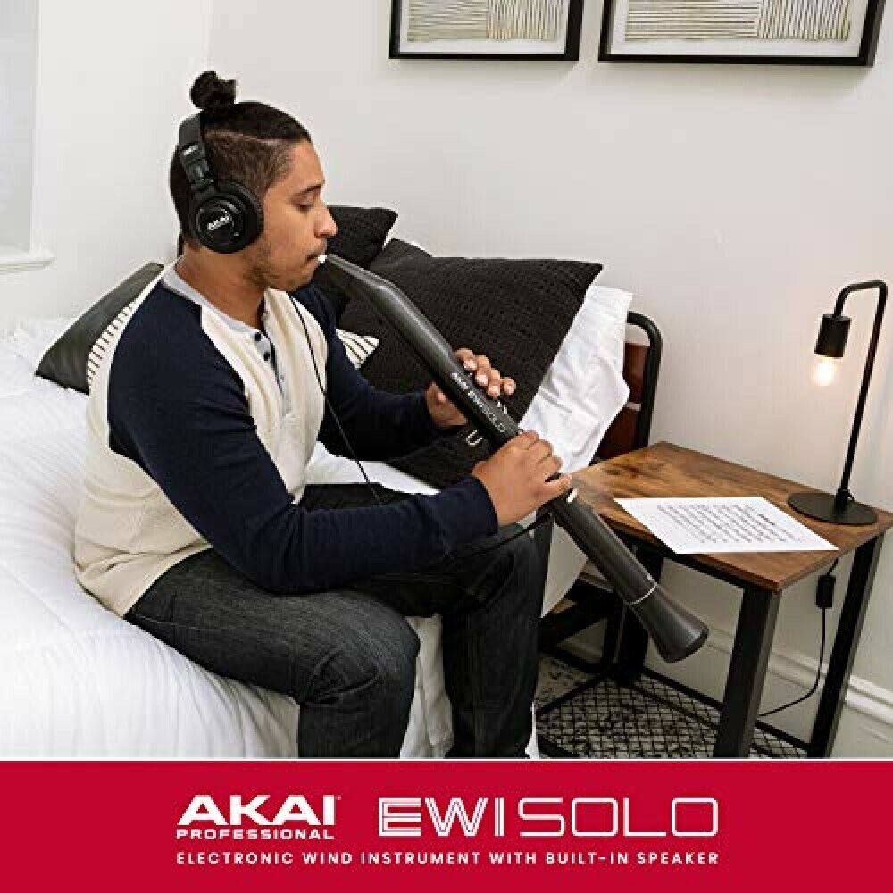 Akai Professional EWI SOLO Electronic Wind Instrument w/ Built-in Speaker Black - Fresh Stock Dated February 2026