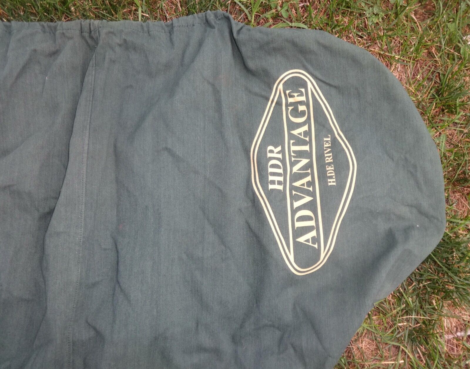 HENRI DE RIVEL (HDR) English Saddle Cover - GREEN, White Logo - NICE - Fresh Stock Dated December 2025