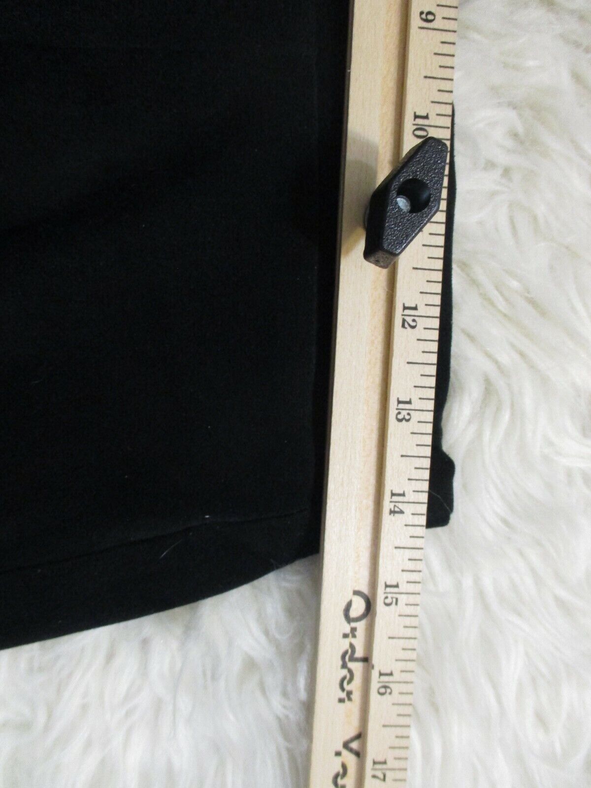 Southwest Canyon Skirt Womens Large (28 X 38) Black Velour USA Vintage Stretch - Fresh Stock Dated March 2026