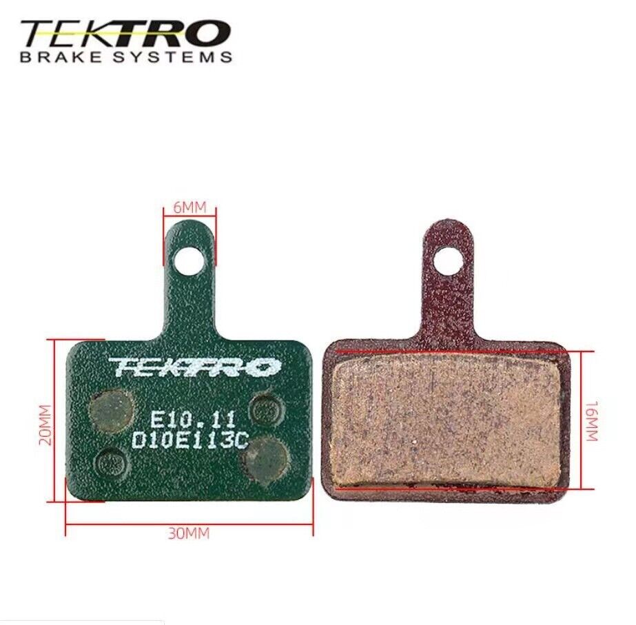 Tektro E10.11 Metal High Performance Disc Brake Pads Auriga Draco Orion Bike - Fresh Stock Dated February 2026