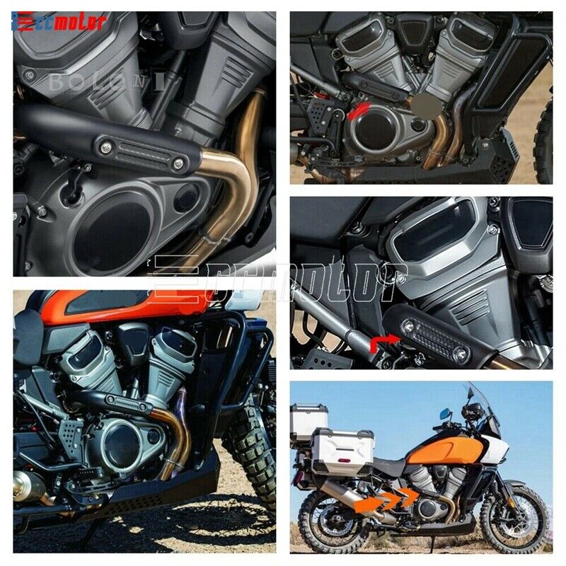 Motorcycle Exhaust Header Pipe Heat Shield for PAN AMERICA 1250 S RA1250S PA1250 - Fresh Stock Dated February 2026