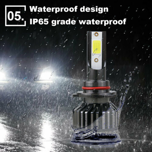 2PC 9005 HB3 Xenon White LED Bulbs Headlight For Honda Foreman 500 Rubicon 500 - Fresh Stock Dated February 2026