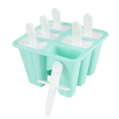 Ice Cream Popsicle Frozen Mold Silicone Lolly Pop Maker Mould Ice Tray Cover Lid - Fresh Stock Dated December 2025