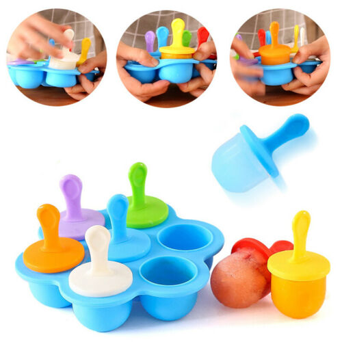 DIY Frozen Ice Cream Mold Mould Popsicle Maker Lolly Mould Tray Pan Kitchen - Fresh Stock Dated February 2026