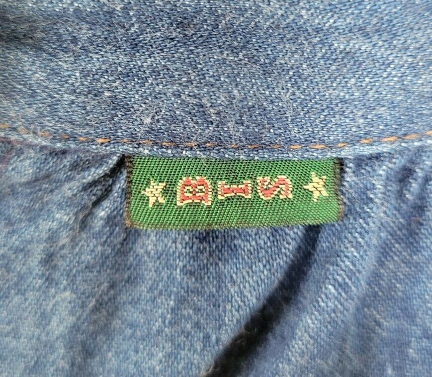 Vintage BIS 3 Tiered Ruffled Denim Skirt with Fitted Waist - Fresh Stock Dated March 2026