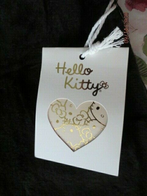 Pottery Barn Hello Kitty Faux Fur Pillow Cover Black 16’ Square Teen NIP - Fresh Stock Dated December 2025