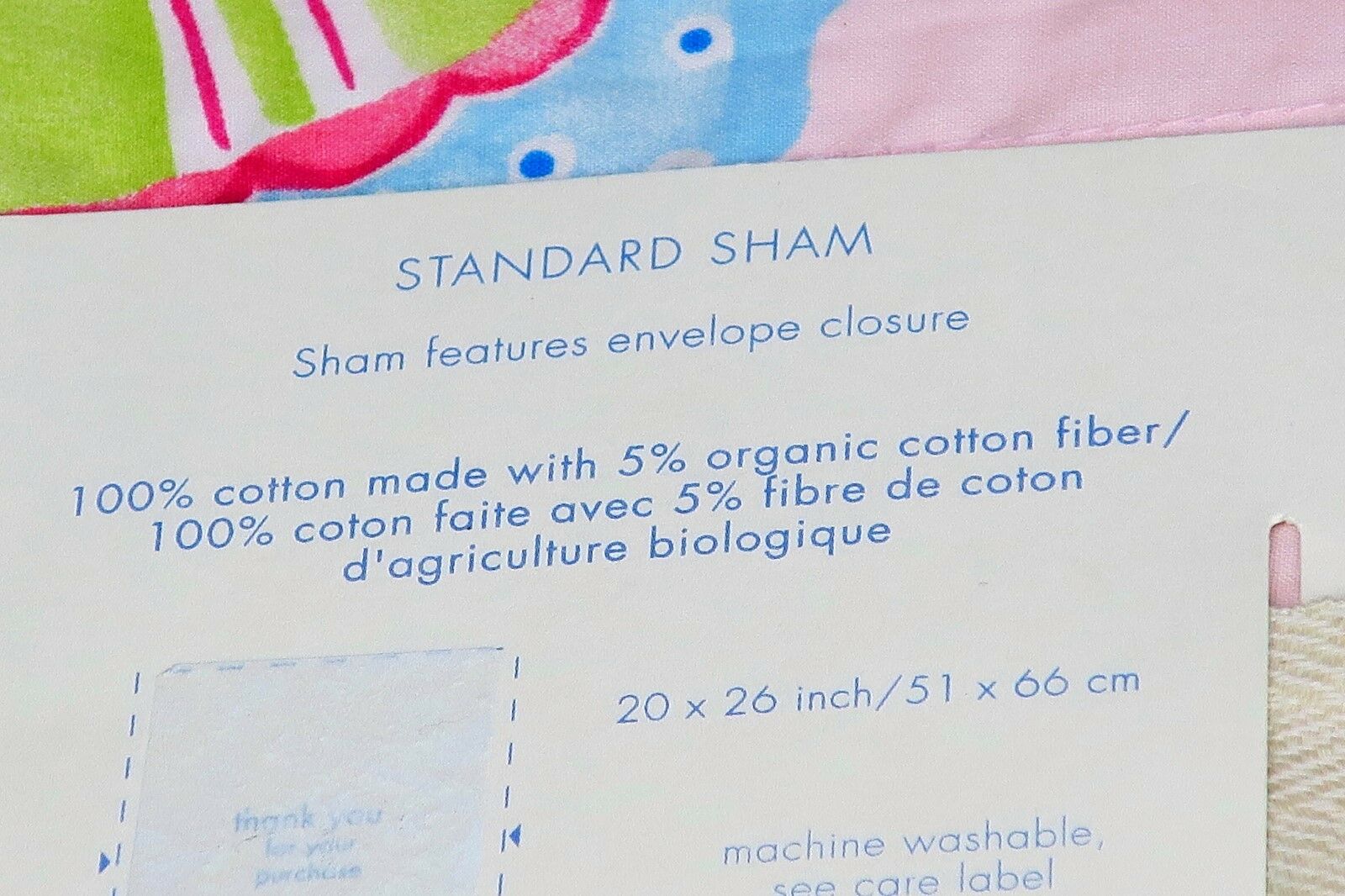 (x 2) Pottery Barn Kids PBK Julianne Bed Sham Standard Pillow Case Teapot Party - Fresh Stock Dated December 2025