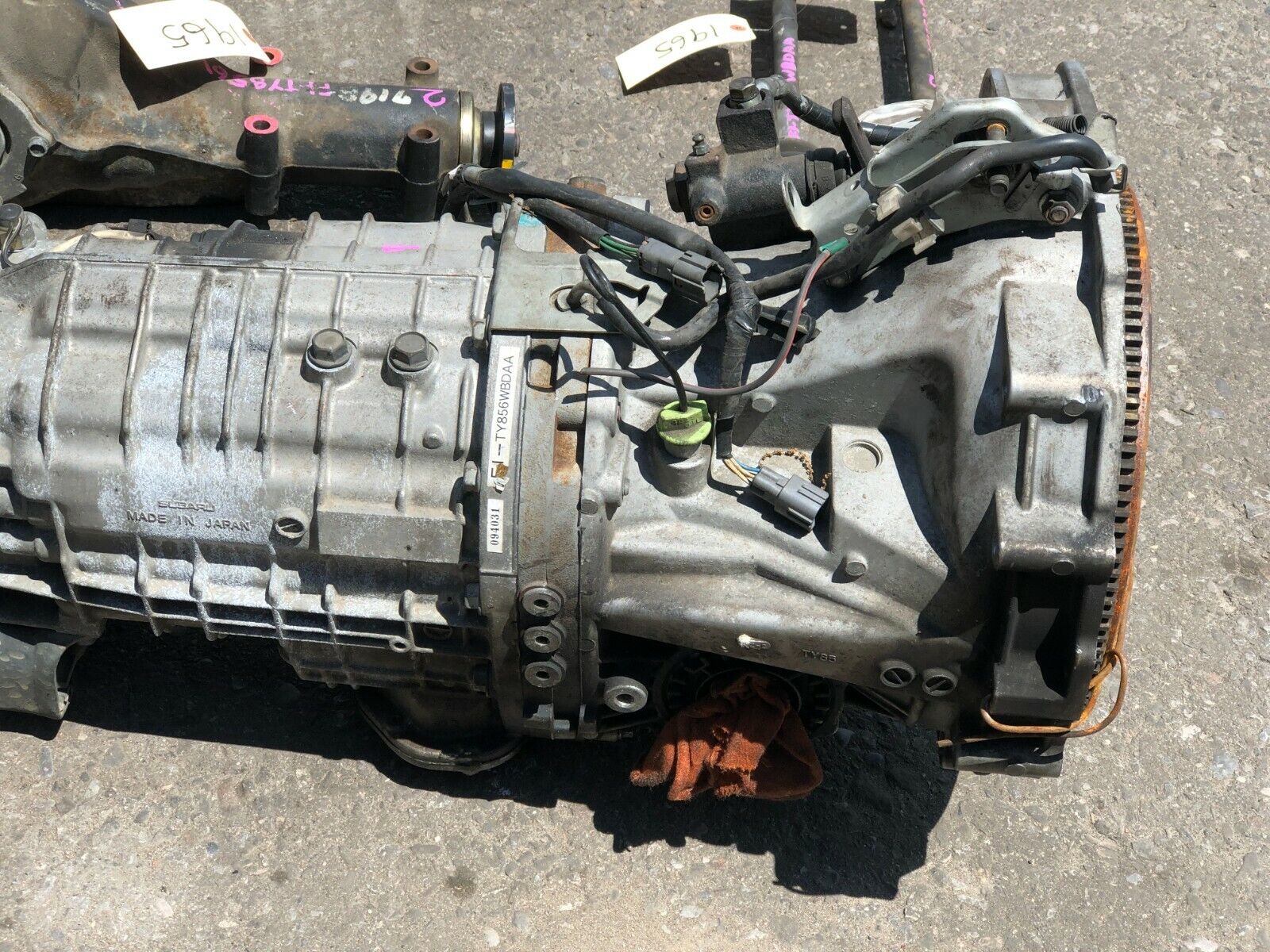 2007 JDM Subaru Legacy GT Spec B 6 Speed Transmission R180 3.9 Diff TY856WBDAA - Fresh Stock Dated February 2026