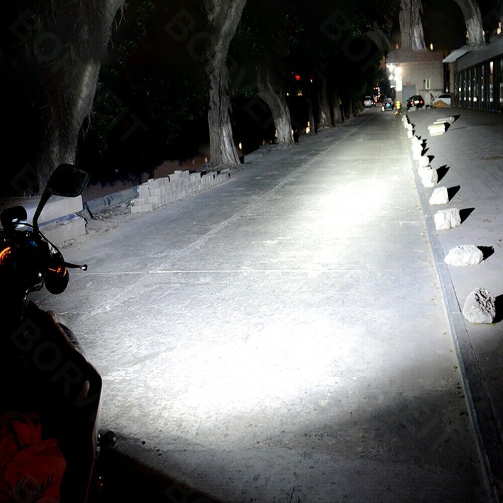 2x H4 White LED Motorcycle Headlight Bulbs Hi/Lo Beam For Honda XR650L 1993-2017 - Fresh Stock Dated February 2026