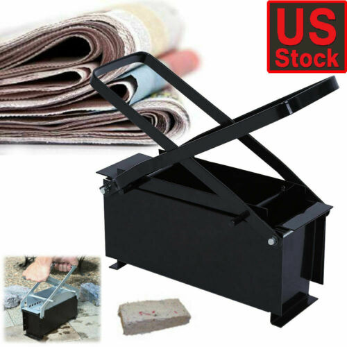 Paper Log Briquette Maker Green Recycle Newspaper Fire Pit Brick Block Fuel DIY - Fresh Stock Dated December 2025