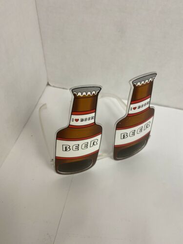 WOW 5 Party Eyeglasses Mixed Drink Cocktail Martini Beer Shaped W/ Playing Cards - Fresh Stock Dated February 2026