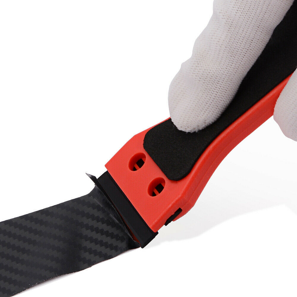 10 Pcs Plastic Double Edged Razor Blades +1Pc Sticker Scraper Removal Oven Clean - Fresh Stock Dated February 2026