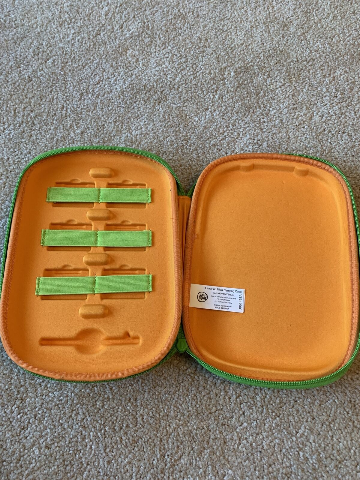 Leap Frog Leap Pad Ultra CASE ONLY Green Orange Carrying Cover for Games - Fresh Stock Dated February 2026