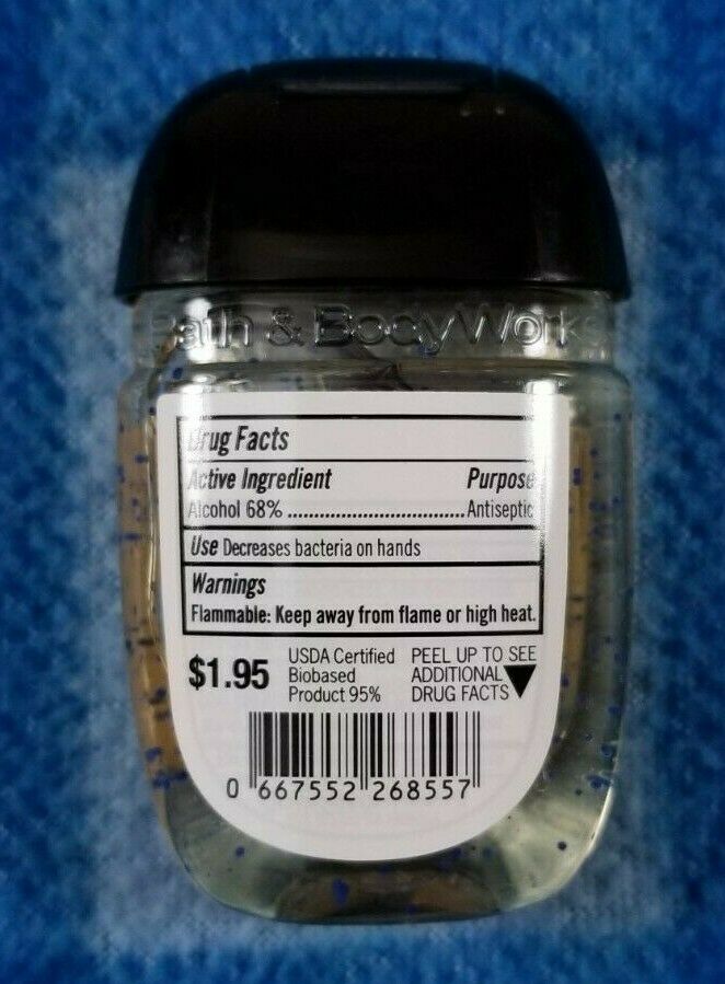 NEW Bath & Body Works LOVE ROSE+VANILLA Anti-Bacterial Hand Gel PocketBac 5-Pack - Fresh Stock Dated February 2026