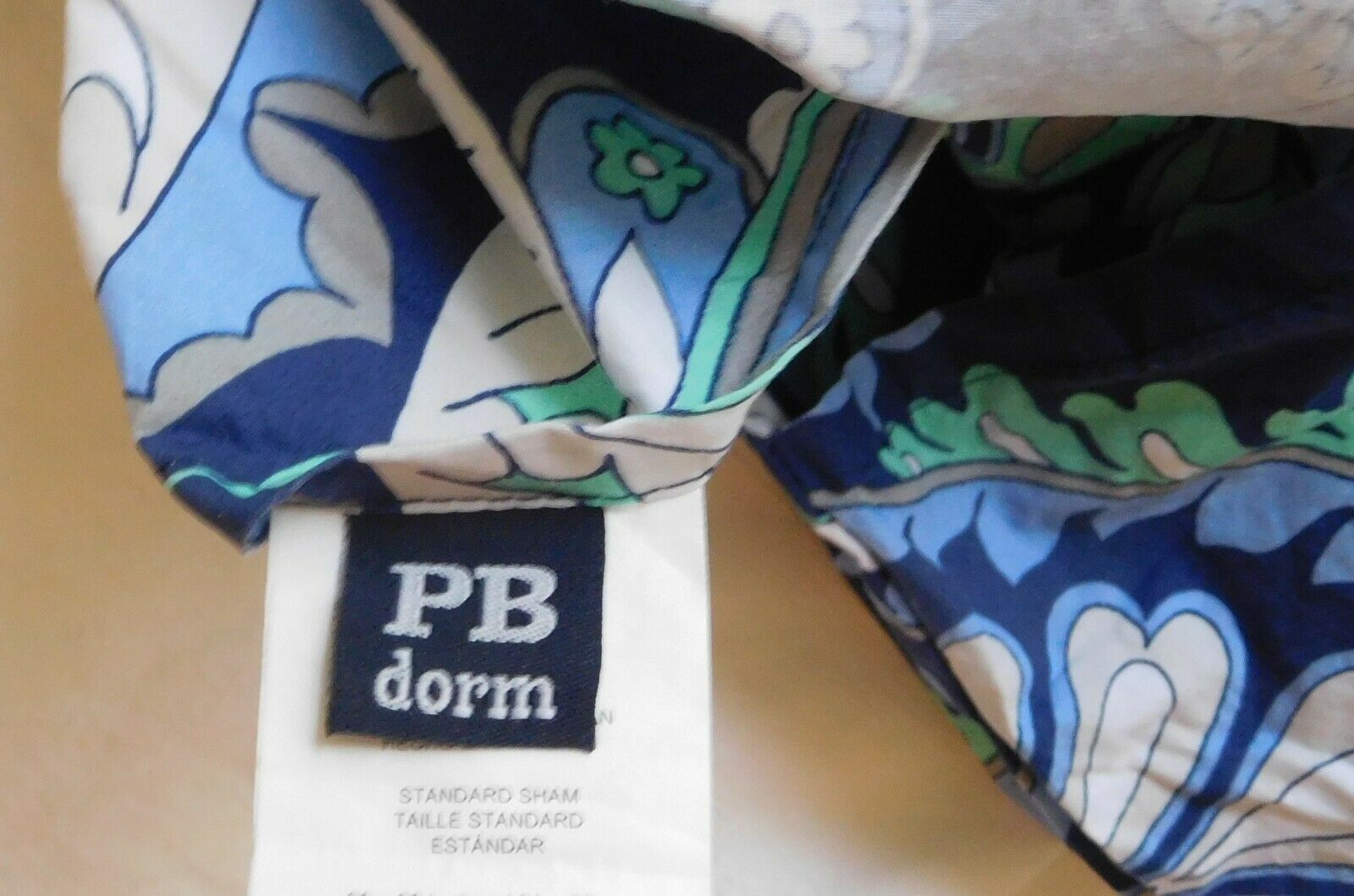 SET OF 2 POTTERY BARN PB DORM STANDARD FLORAL PILLOW SHAM PILLOWCASE PAIR - Fresh Stock Dated February 2026