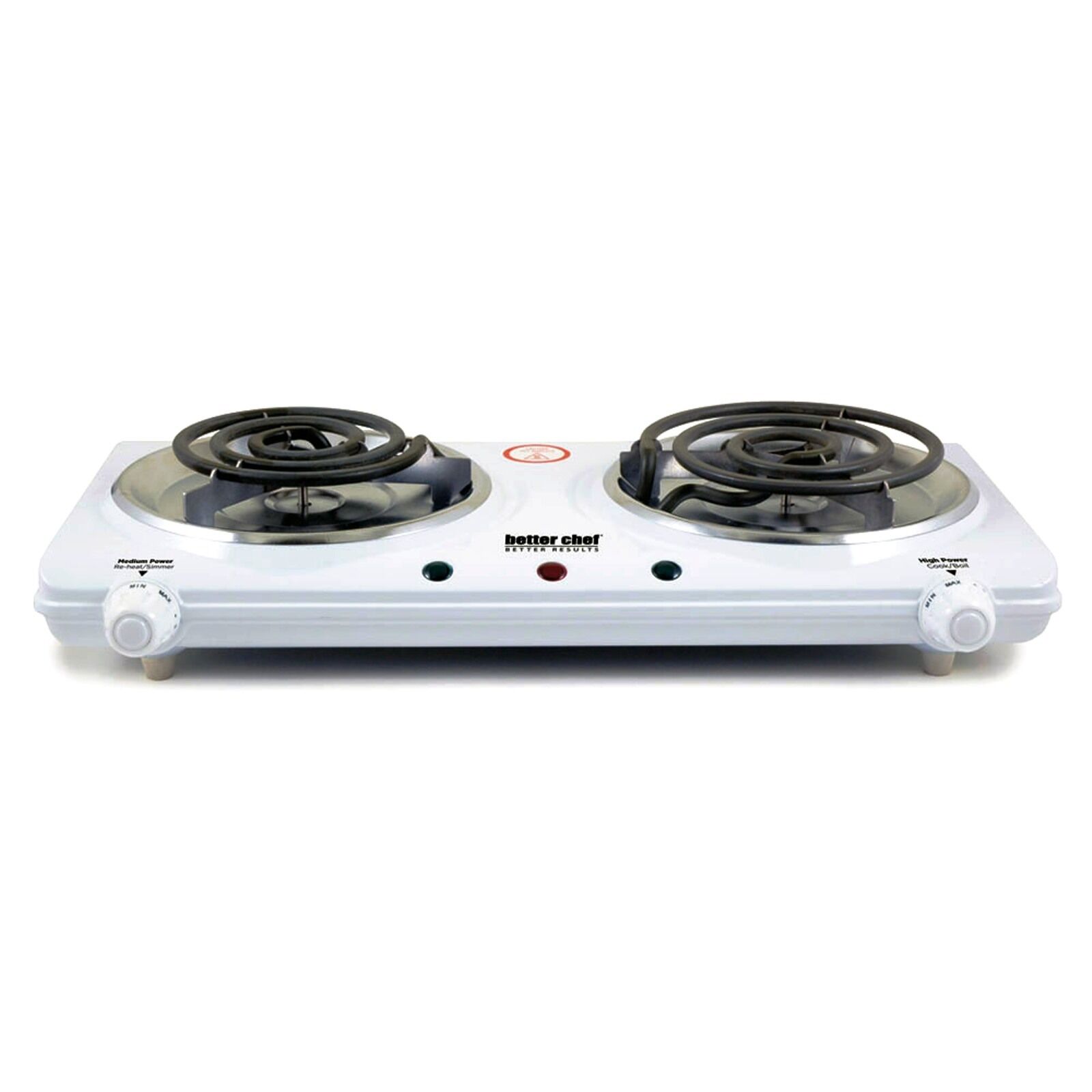 Portable Electric 2 Burner Hot Plate Stove Top Cook BETTER CHEF IM-306DB - Fresh Stock Dated December 2025