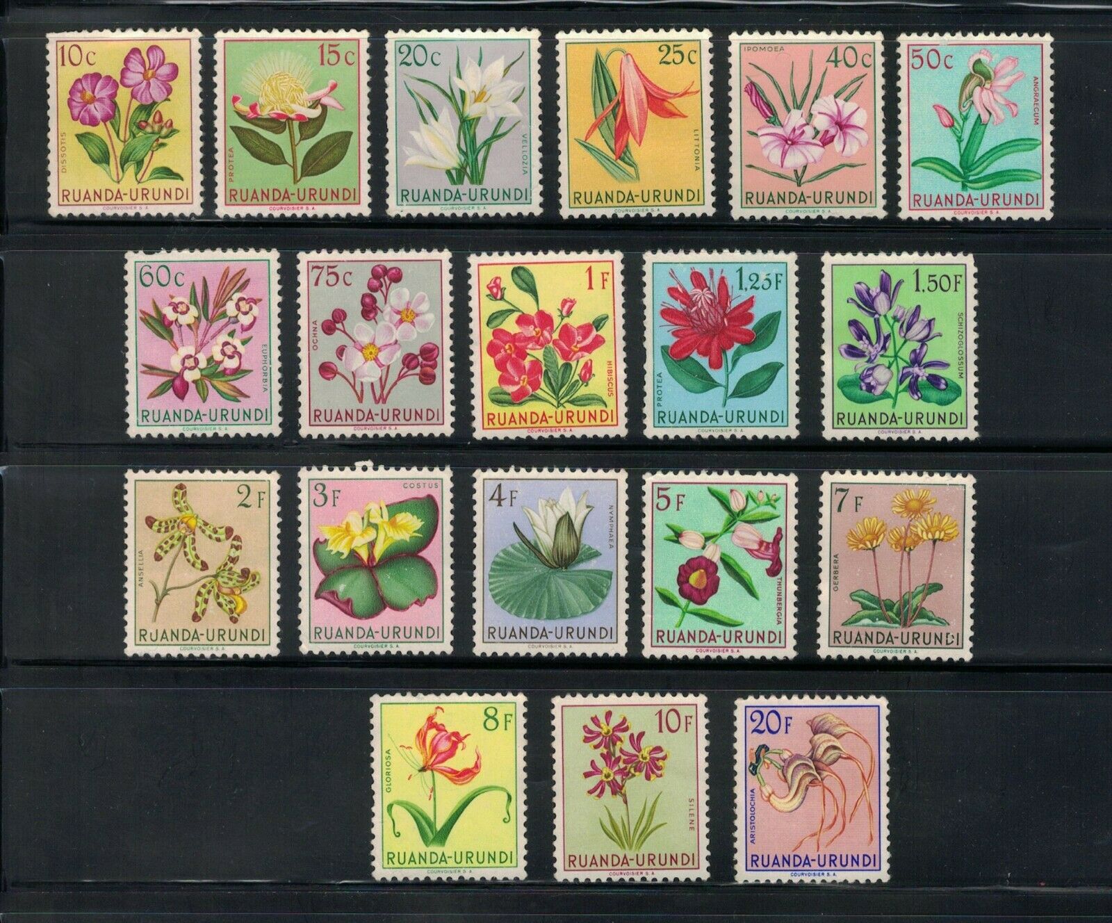 Ruanda Urundi - 33 Stamps -  Mint, Mint Hinged, and Used - Fresh Stock Dated January 2026