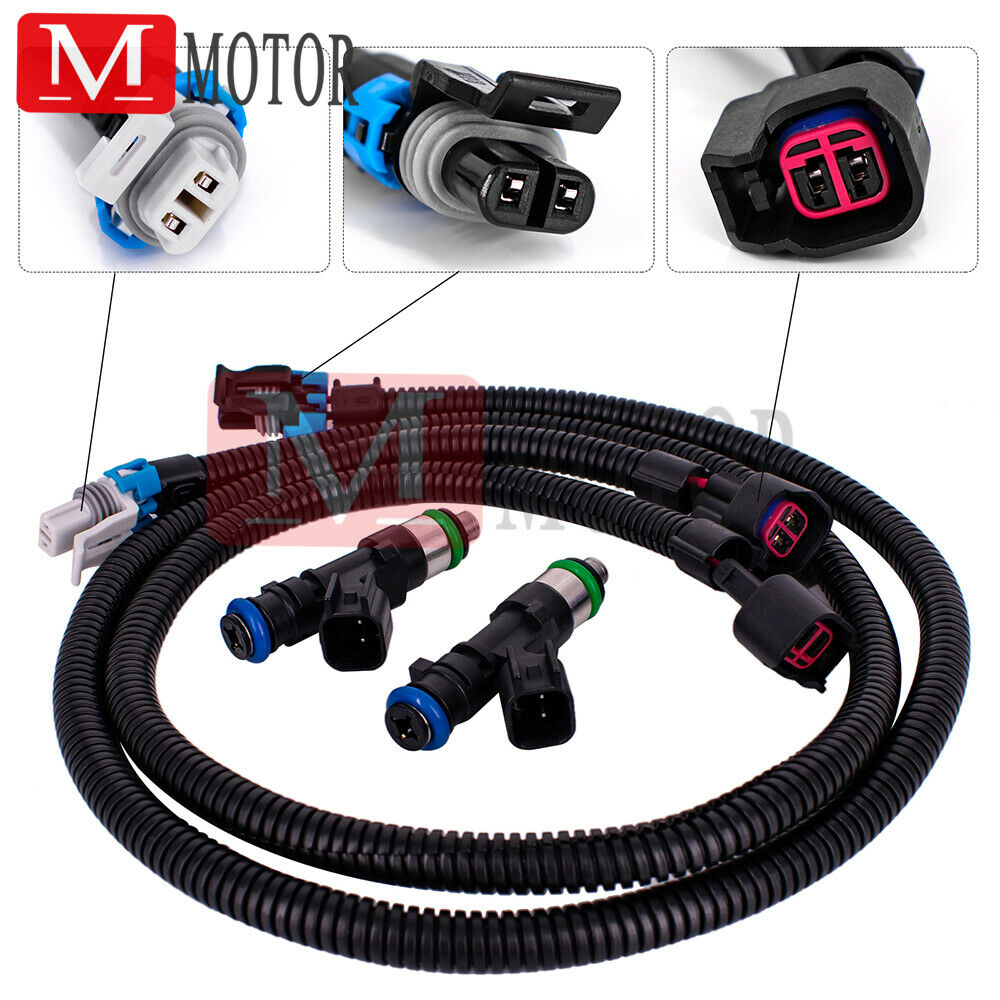 1 Pair Fuel Injector Harness Set Fit For Polaris Ranger XP Ranger Crew RZR 800 - Fresh Stock Dated February 2026