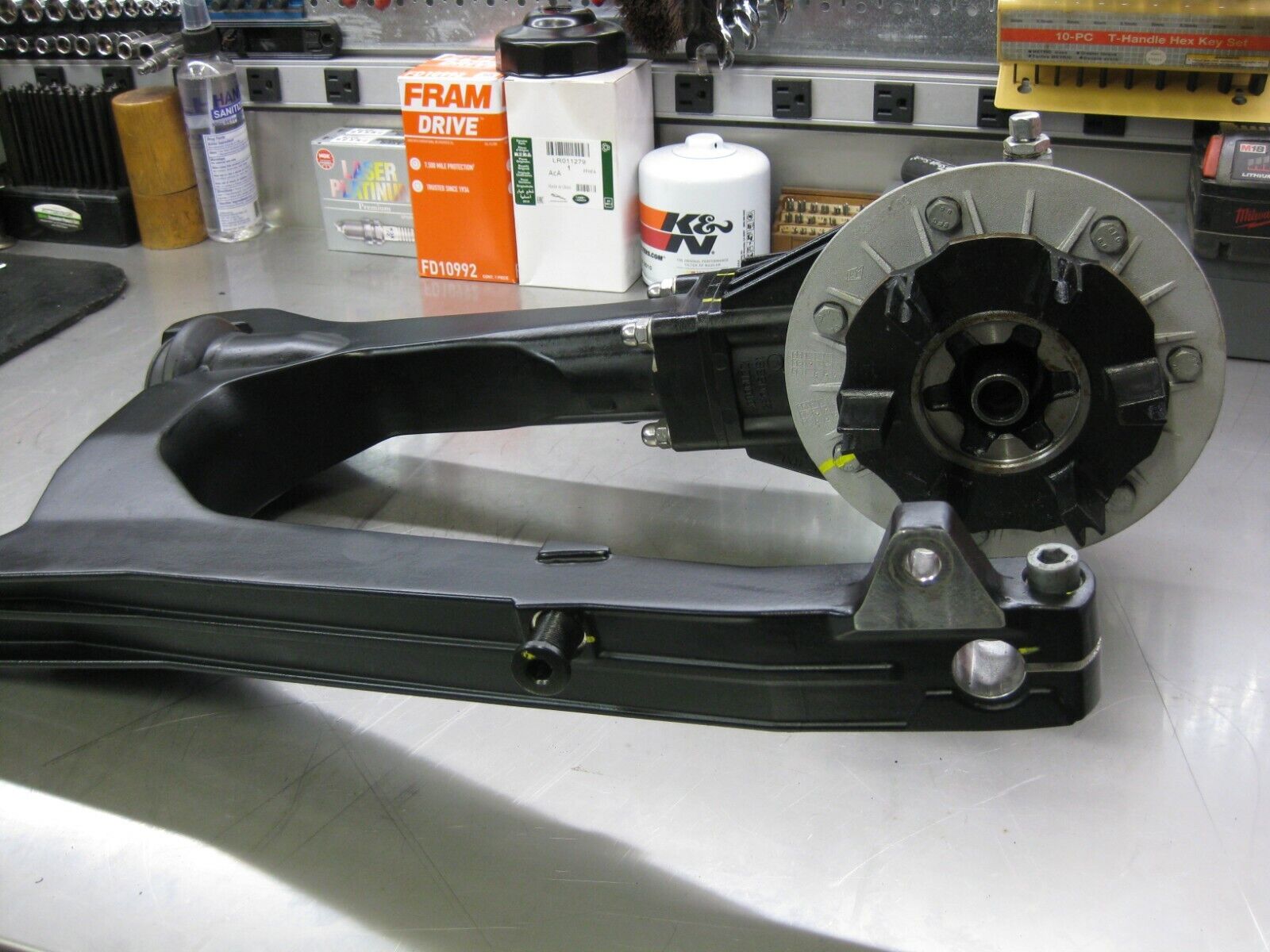 2020 Moto Guzzi V7 III Special Rear Suspension Final Drive Swingarm Drivetrain - Fresh Stock Dated February 2026