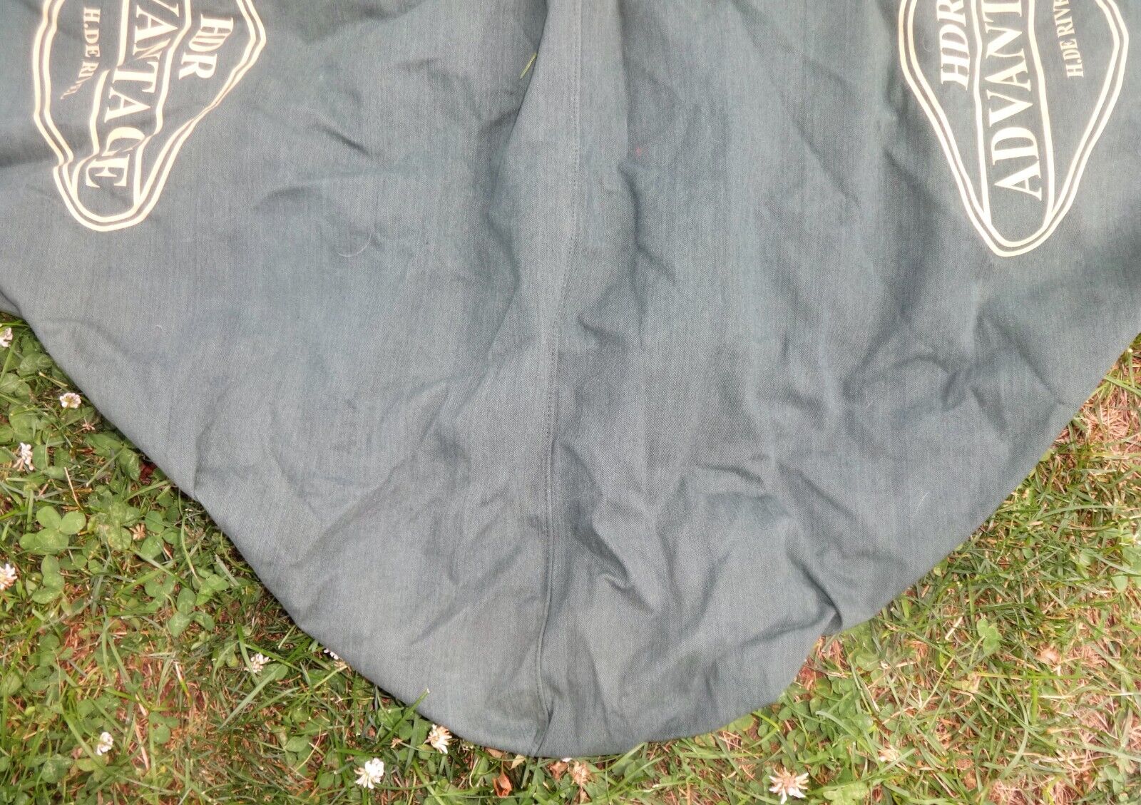 HENRI DE RIVEL (HDR) English Saddle Cover - GREEN, White Logo - NICE - Fresh Stock Dated December 2025