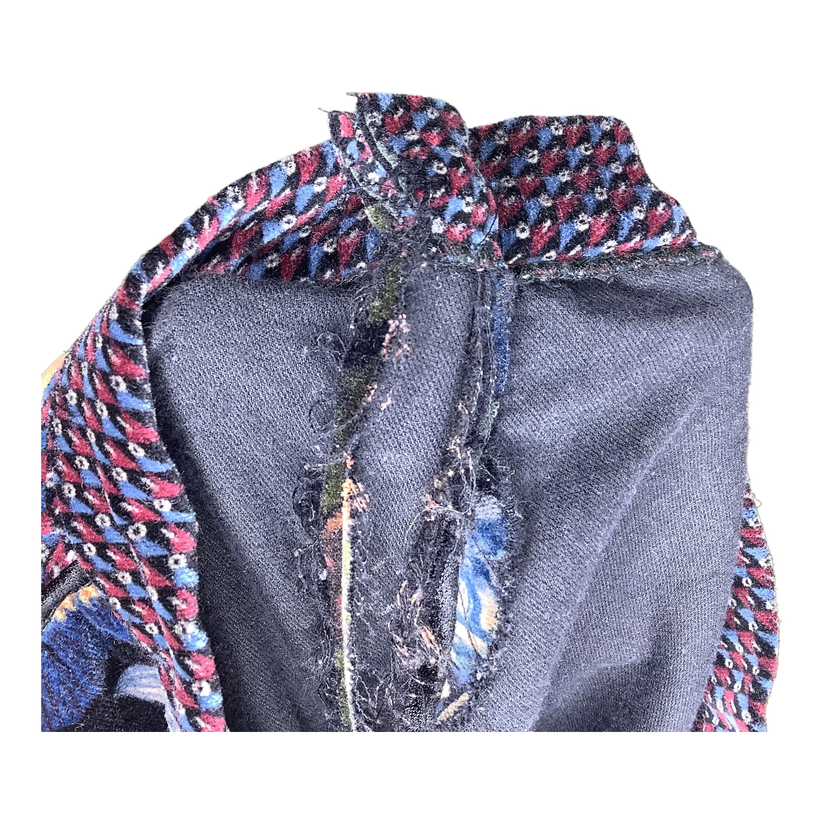 Vintage Skirt XS Velvet Patchwork Floral A Line Cottagecore Prairie Midi Zip 70s - Fresh Stock Dated March 2026