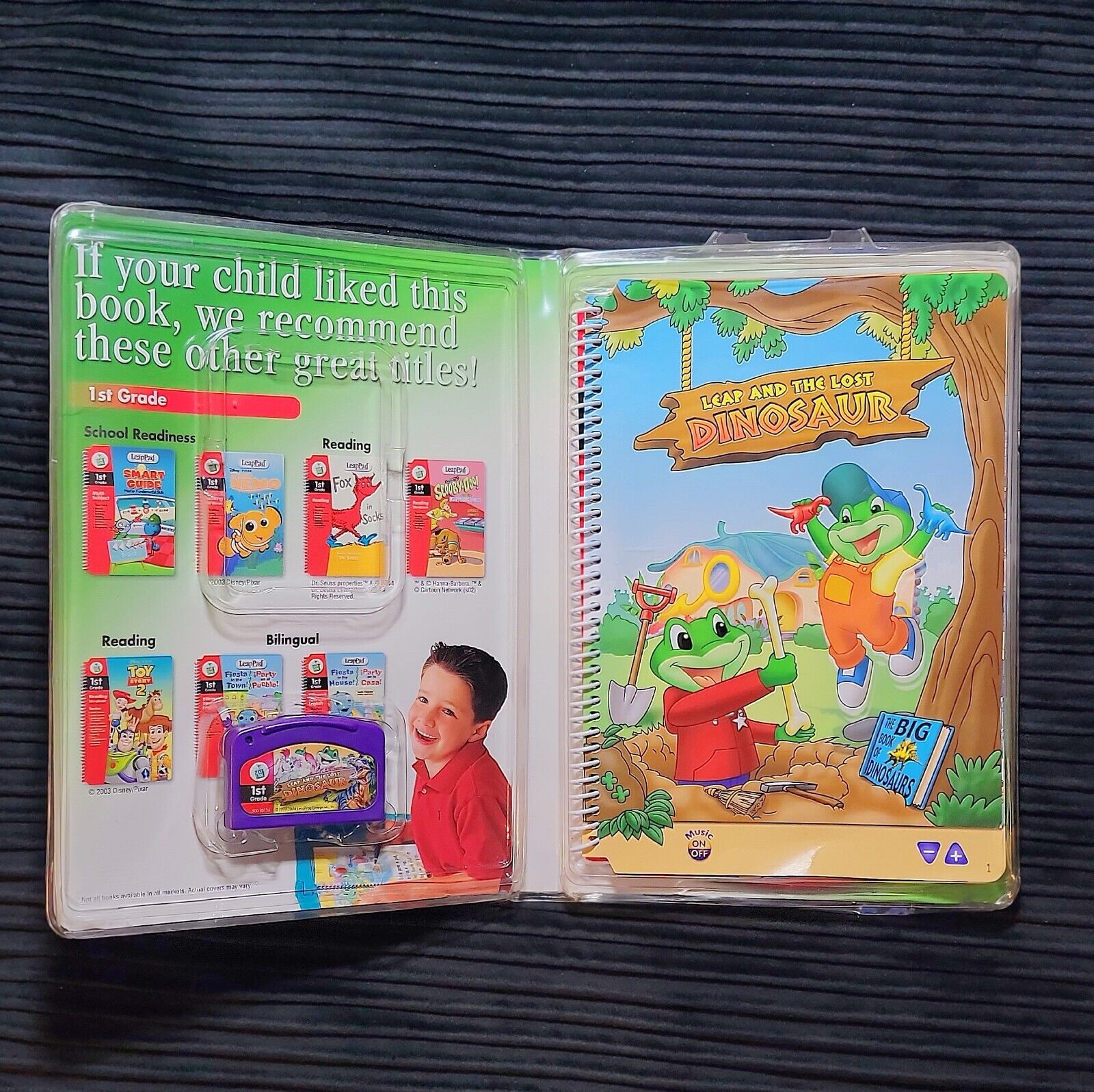 Lot of 3 LeapFrog LeapPad Leapster Books - Mixed Games W/ Incredibles - Fresh Stock Dated February 2026
