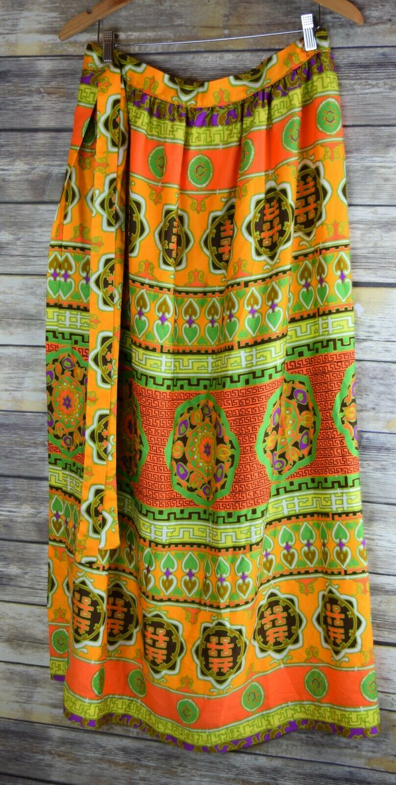 Alice Of California Vintage Wrap Skirt/Swim Cover Dayglow Small - Fresh Stock Dated February 2026