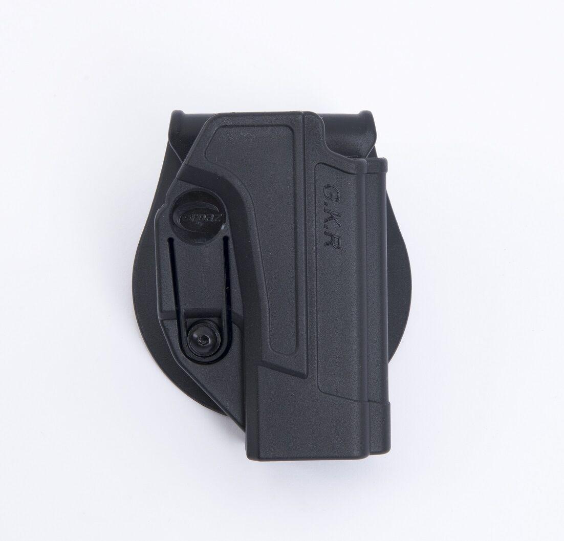 ORPAZ Glock Polymer Holster 360 Rotation Paddle&Belt Adjustment Screw Fits 17,19 - Fresh Stock Dated February 2026