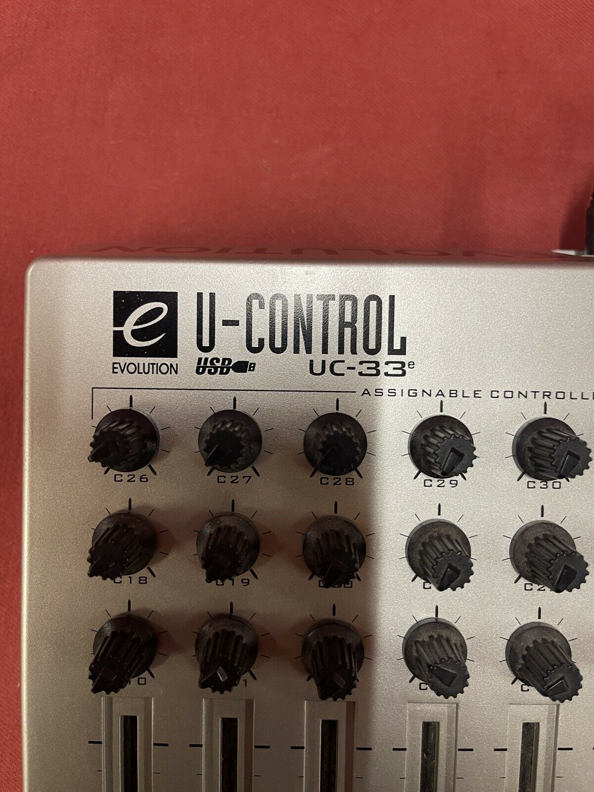Evolution U-Control UC-33e USB & MIDI Mixer DAW Controller - Fresh Stock Dated February 2026