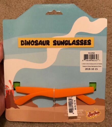Sun Staches Dinosaur Sunglasses For Kids. 100% Uv Protection Impact Resistant - Fresh Stock Dated February 2026