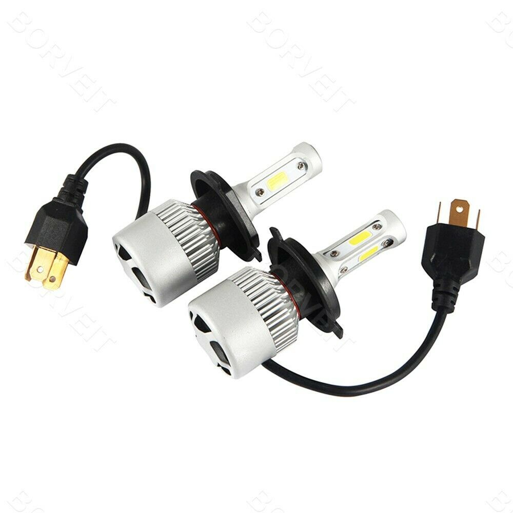 2x H4 White LED Motorcycle Headlight Bulbs Hi/Lo Beam For Honda XR650L 1993-2017 - Fresh Stock Dated February 2026