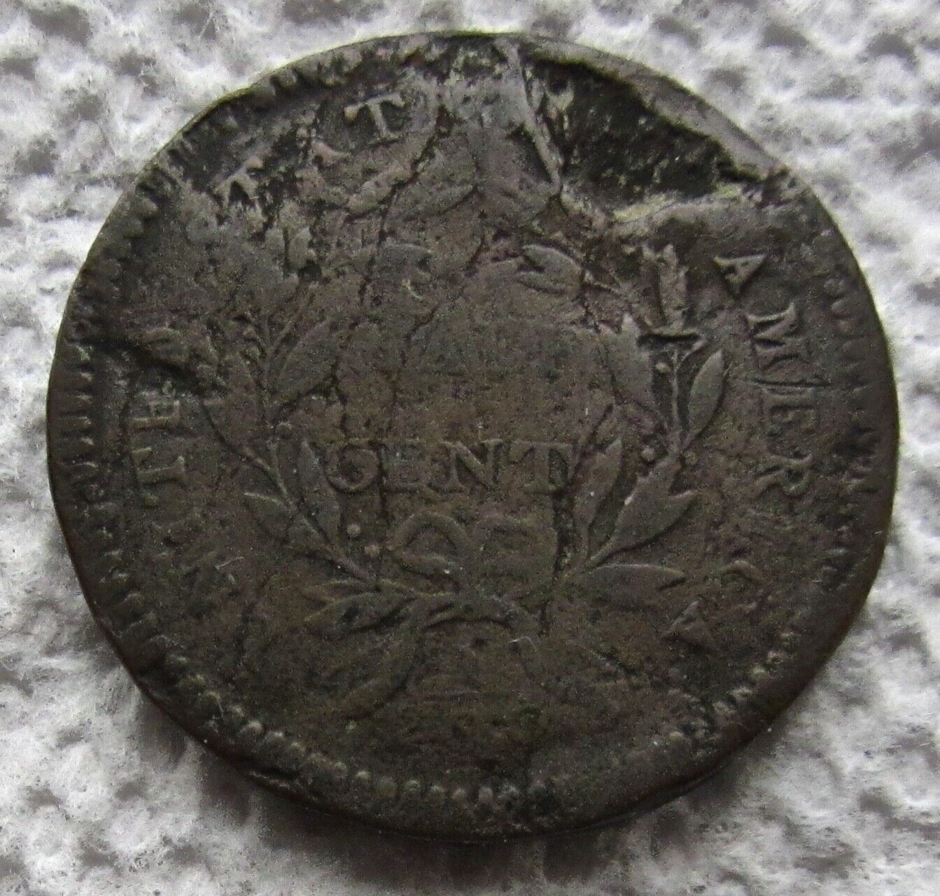 1794 1/2C BN Liberty Cap Half Cent Rare Key Date Bold Date VF Detail Damaged - Fresh Stock Dated December 2025