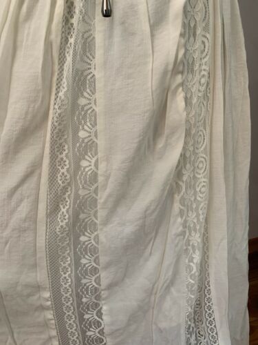 Wrangler Maxi Skirt Sz M Ivory Crochet Western Rodeo Festival NWT - Fresh Stock Dated February 2026