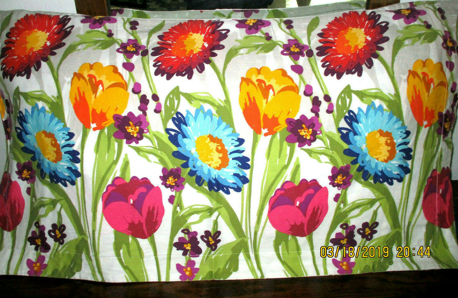 CYNTHIA ROWLEY 1 KING PILLOW SHAM 24X39''MULTI COLOR FLORAL - Fresh Stock Dated December 2025