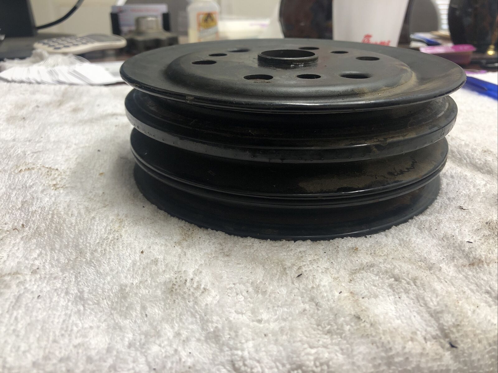 Y2  33863 3858533 Mercruiser & Volvo Harmonic Balancer Damper Pulley GM 4.3-5.7 - Fresh Stock Dated February 2026