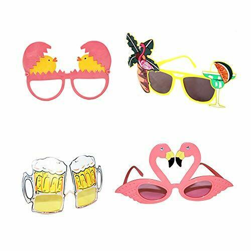 Funny Sunglasses,Novelty Party Sunglasses, Creative Funny Sunglasses, White - Fresh Stock Dated February 2026