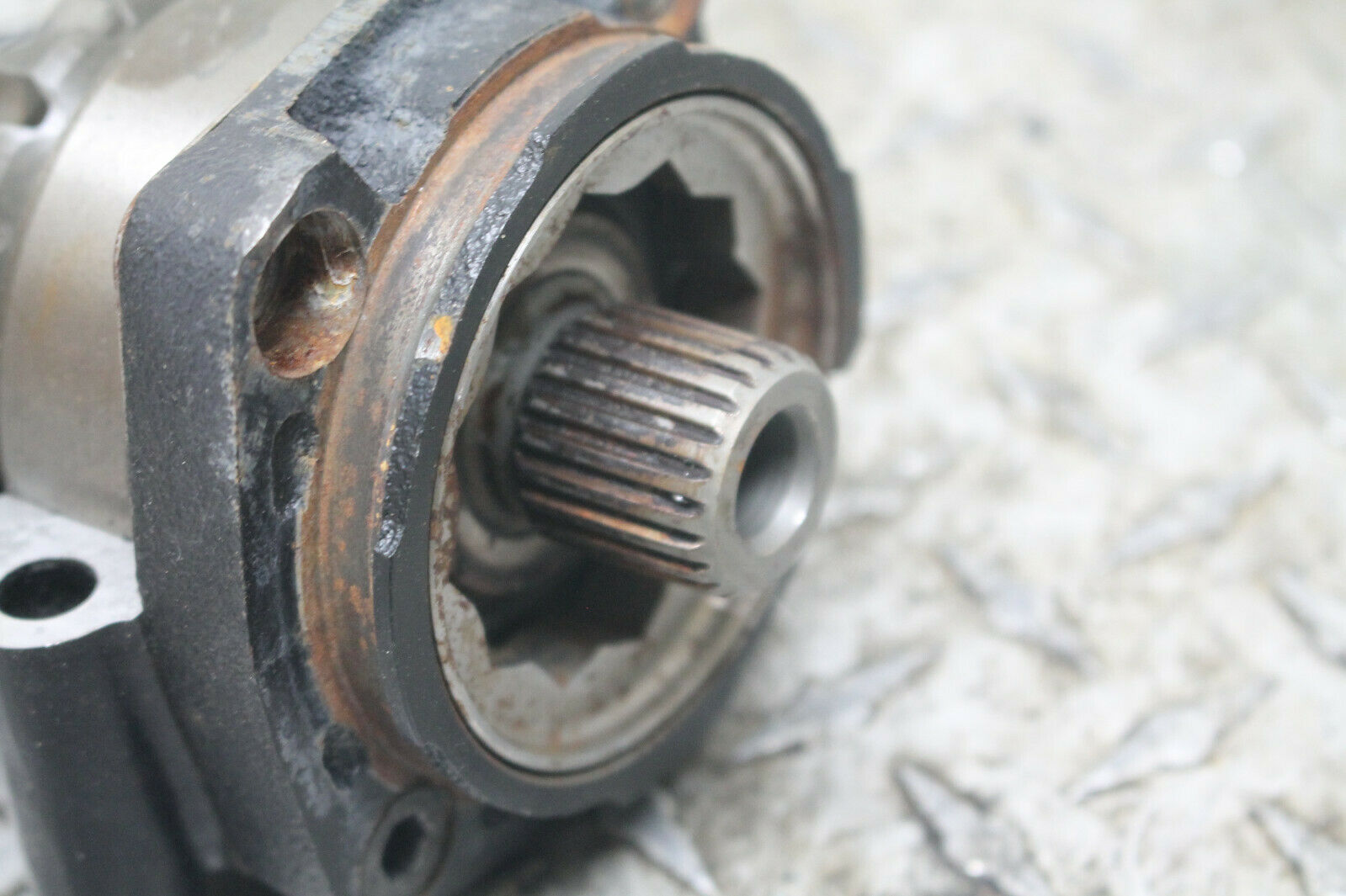 Suzuki M50 VZ800 Used U Joint Bevel Gear and Cover 12K drive gear shaft - Fresh Stock Dated February 2026